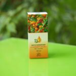 prikaz pakovanja od 100ml "Sibirsko" ulja pasjeg trna na zelenoj podlozi