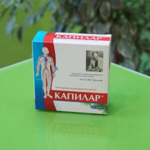 pakovanje kapilar ruskih tableta za krvne sudove i cirkulaciju