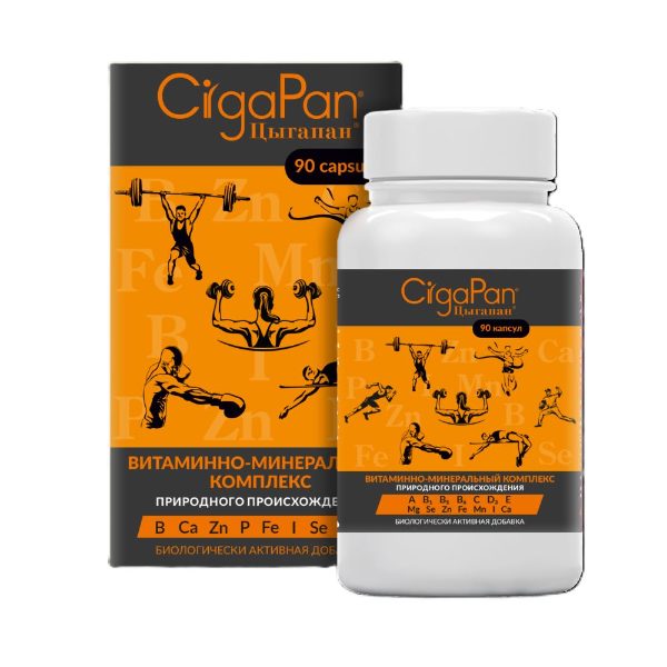 CigaPan-Ruski-kompleks-za-sportiste,-90-kapsula prikaz suplementa za sportiste proizvođača Cigapan od 90 kapsula