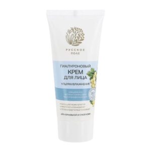 prikaz tube od 60ml kreme za lice sa hijaluronom proizvođača "rusko polje"