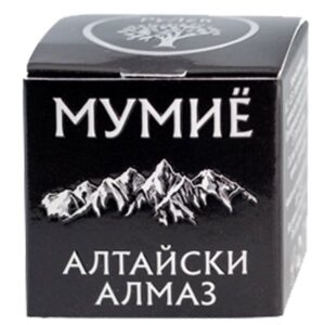 crno pakovanje mumio smole brenda Rulek, sadrži 5ml čiste smole