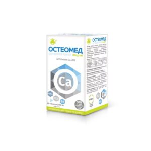 pakovanje osteomed-a kompleksa za kosti od 60 tableta ruske proizvodnje