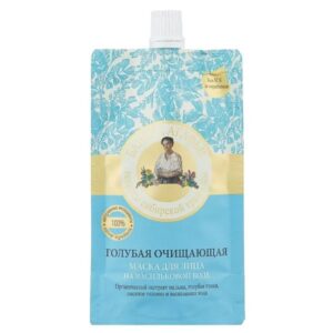 plava kesica maske za lice od 100ml, brenda Recepti bake Agafije