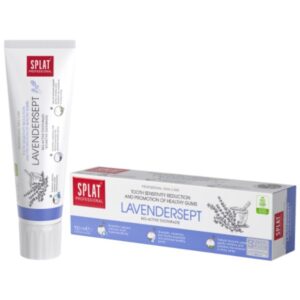 belo-ljubičasta tuba splat paste za zube od 100ml, od lavande