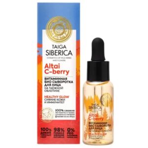 pakovanje seruma za lice obogaćen vitaminima, Taiga Siberika, sa pipetom od 30ml