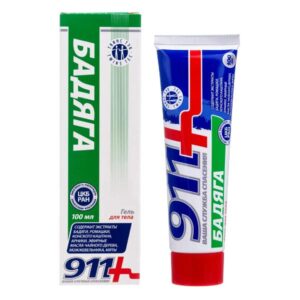 prikaz kutije i tube Badjaga gela za modrice i hematome, 100ml