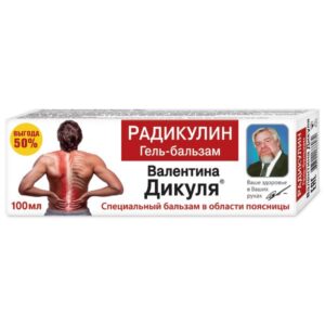 radikulin gel-balzam za kičmu, 100ml pakovanje