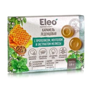 pakovanje Eleo septoleta za grlo sa propolisom i melisom, 6 komada