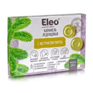 pakovanje septoleta za grlo sa sibirskom jelom Eleo, 6 komada